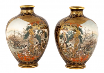 Pair of Fine Japanese Vases