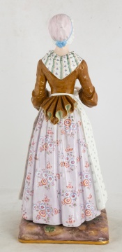 Rare Meissen Hand Painted Porcelain "The Chocolate Girl"
