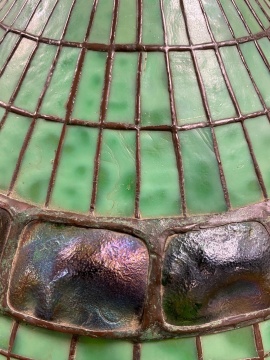 A Fine Tiffany Studios, New York 'Turtleback Tile' Table Lamp