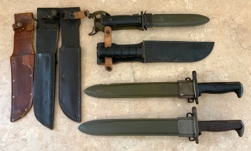 Group of Military Bayonets, etc. 