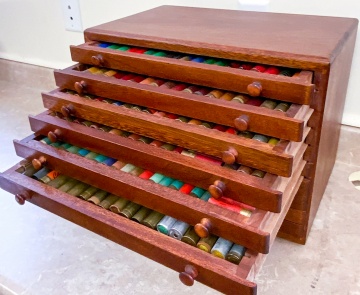 Shot Shell Collection and Multi Drawer Cabinet
