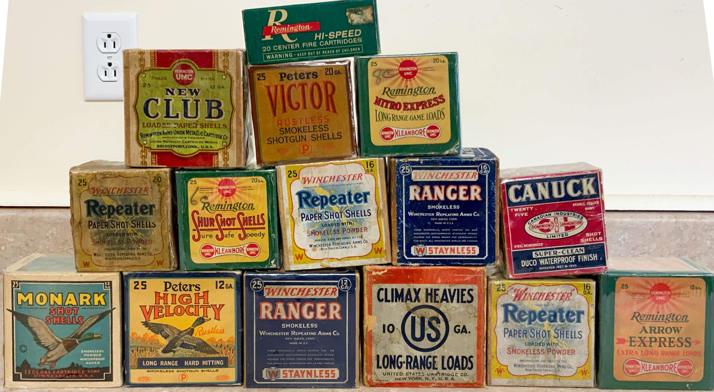 Hammer Shell Frame Box (15) Shotgun Shell Boxes | Cottone Auctions