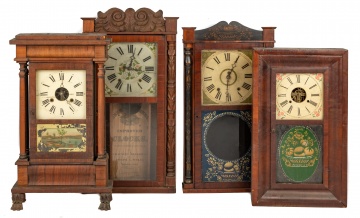 (4) New England Shelf Clocks