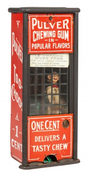 Pulver Chewing Gum One Cent Machine