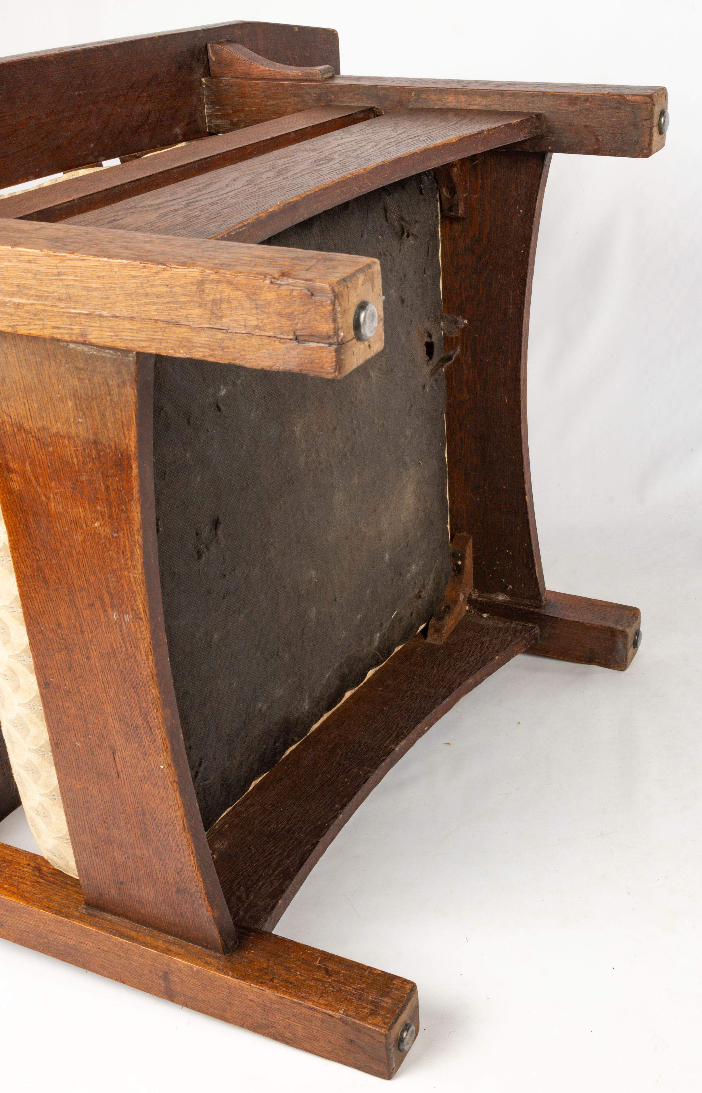 Gustav Stickley 336 BowArm Morris Chair Cottone Auctions