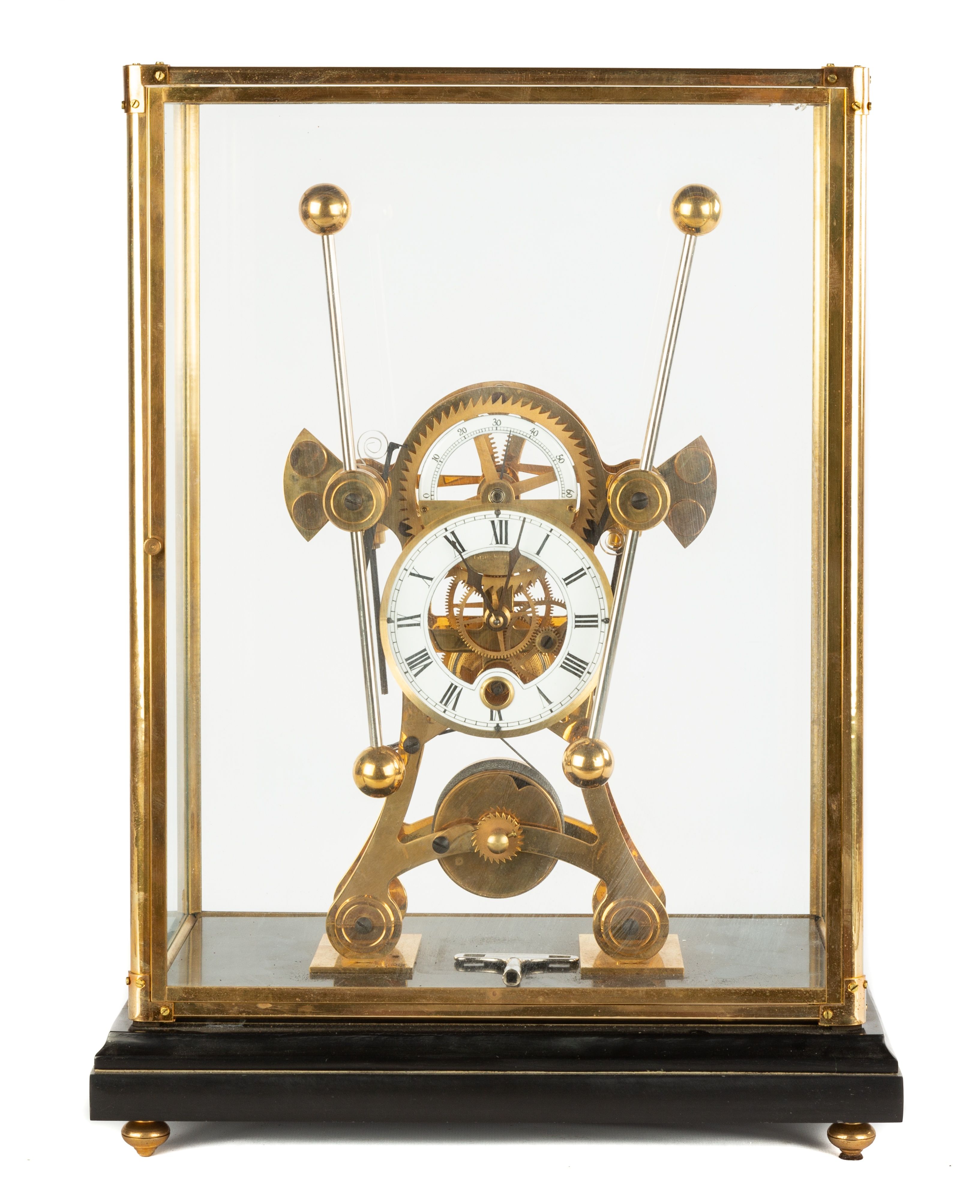 Contemporary Skeleton Clock Cottone Auctions