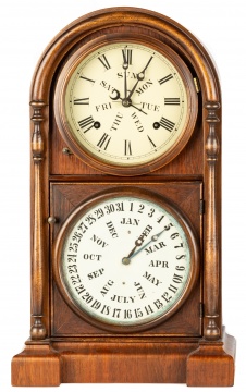 Daniel Pratt & Sons Calendar Shelf Clock
