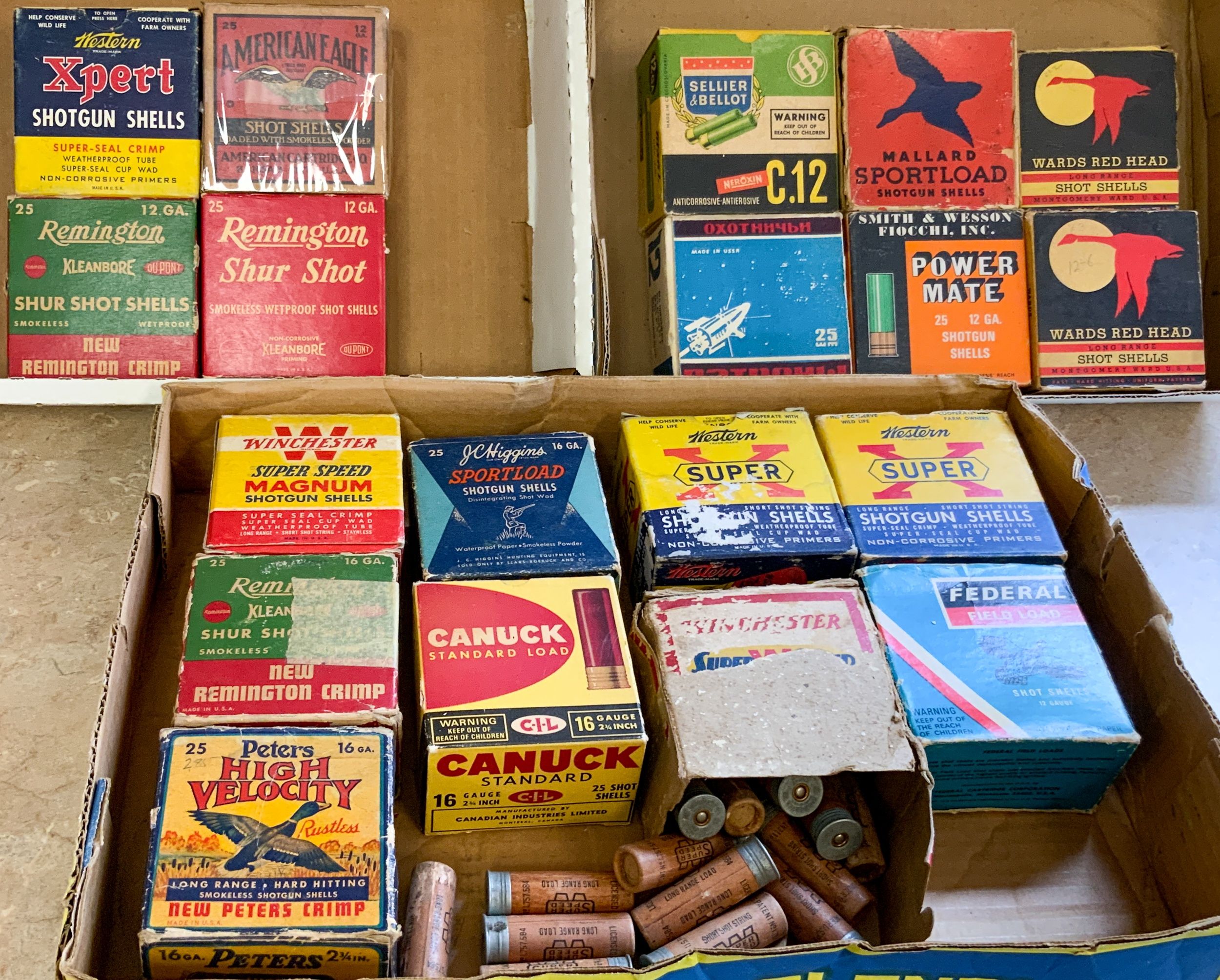 Group of Shotgun Shell Boxes Cottone Auctions