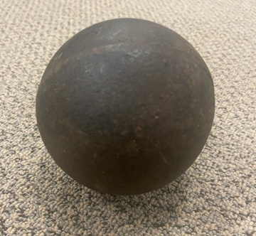 (2) Spanish Cannon, Steel Cannon Barrel, Brass Cannon and Cannon Ball
