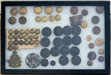 Group of Military Buttons