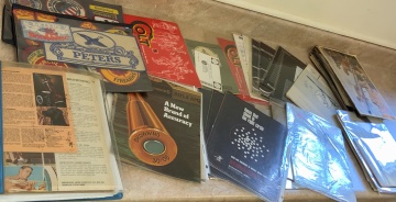 Group of Firearms Catalogs, Parts Lists, Paper Goods & Patches