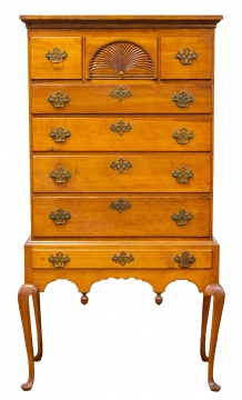 NE Cherry Queen Anne Highboy