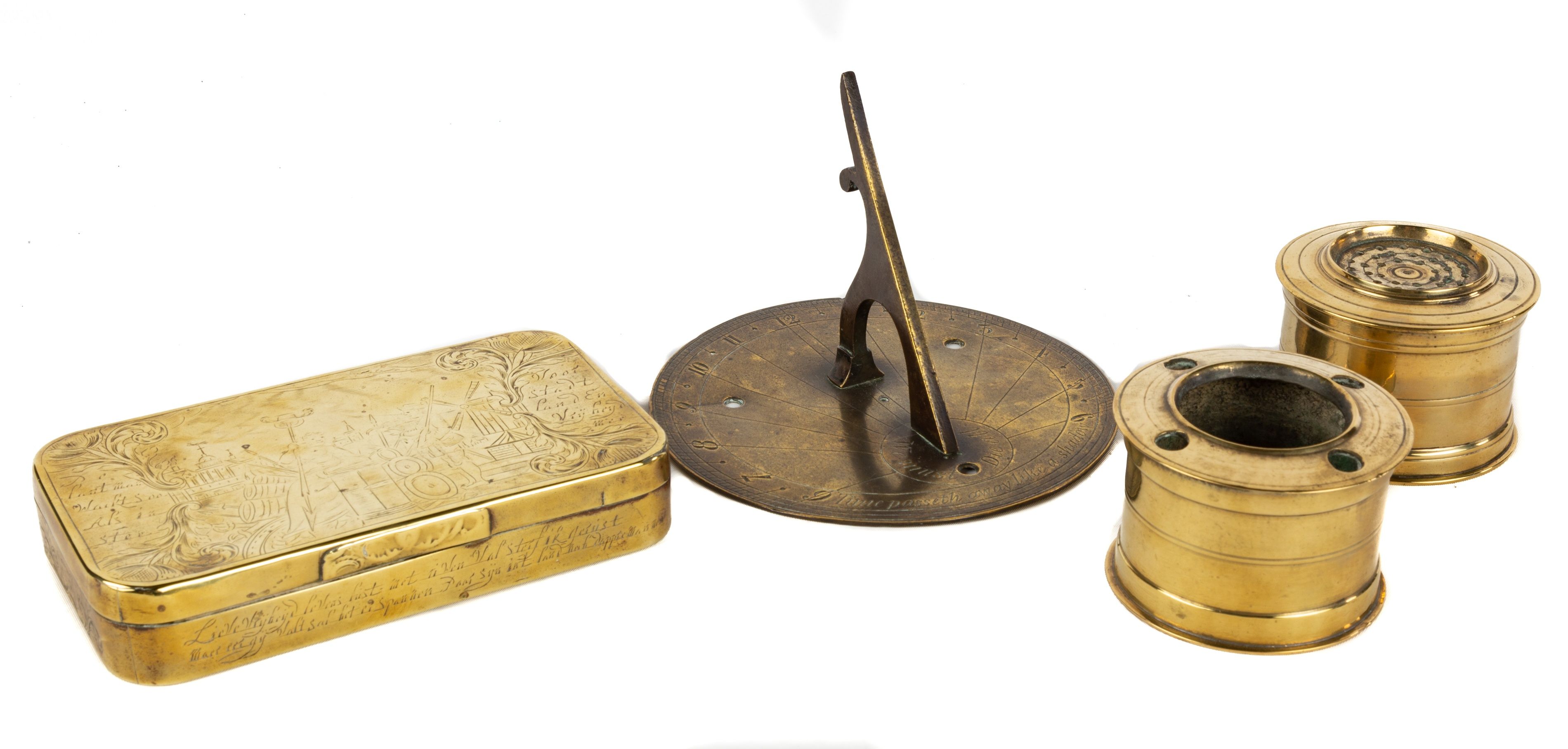Group of Early Brass Items Cottone Auctions