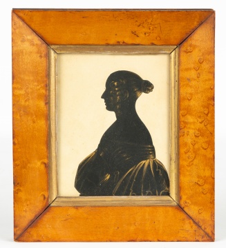 Attributed to William James Hubard (British/American, 1807–1862) 19th Century Silhouette