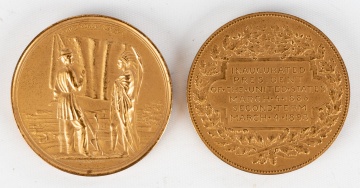 1850 Millard Fillmore & Grover Cleveland Indian Peace Medals