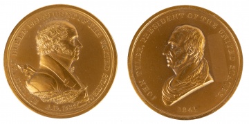 1837 Martin Van Buren & 1841 John Tyler Indian Peace Medal
