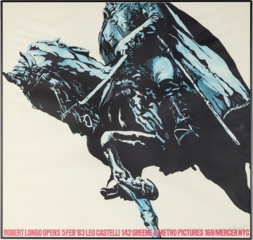 Robert Longo, Leo Castelli Gallery & Metro Pictures Exhibition Poster, 1983