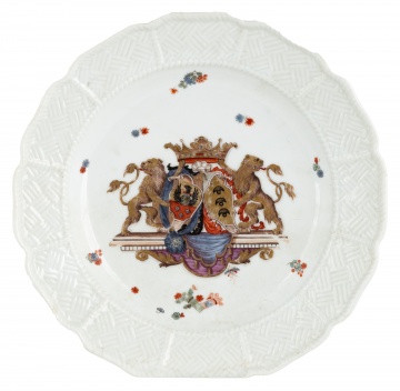 Sulkowski Armorial Porcelain Plate