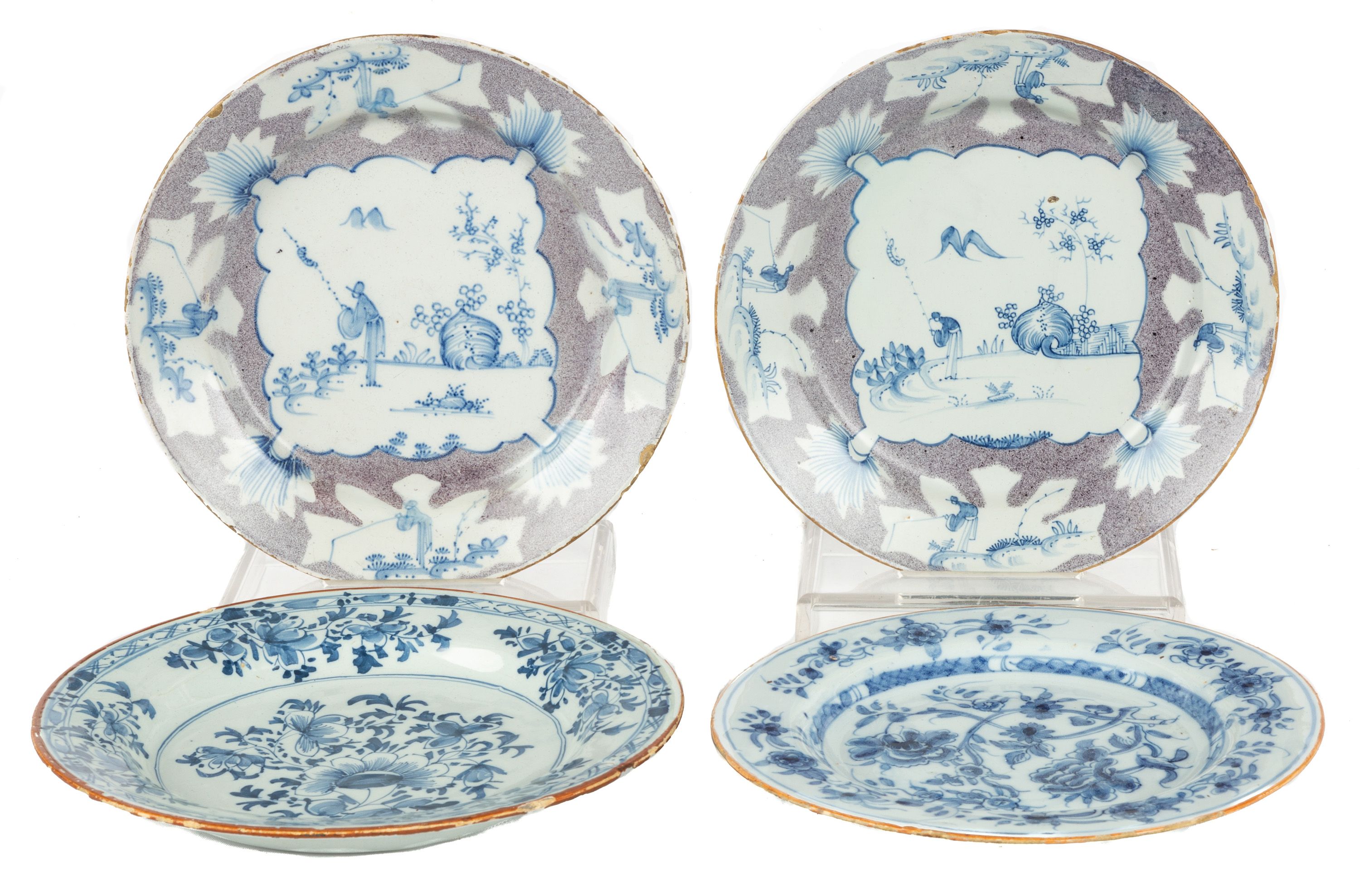 Four Hand Painted Dutch Plates Cottone Auctions