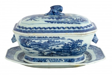 Canton Tureen and Under Tray