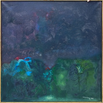 Ralph Rosenborg (American, 1913-1992) "Evening Landscape"