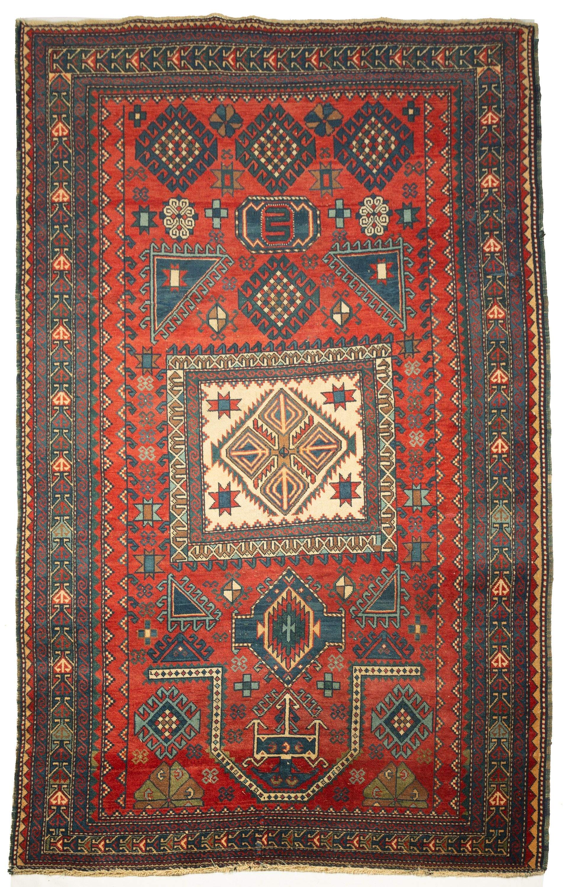 Occidental Rug Caucasian Style Oriental Rug | Cottone Auctions
