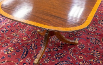 Mahogany Dining Room Table in the Manor of Duncan Phyfe