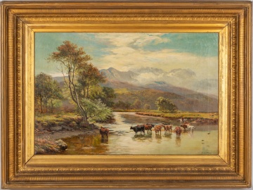 Manner of Sidney Richard Percy (British, 1821-1886) Landscape