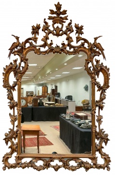 Carved Rococo Style Mirror