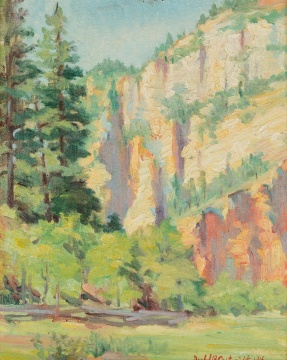 Isabel Parke Branson Cartwright (American, 1885-1966) Landscape
