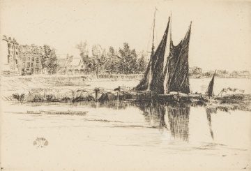 James McNeil Whistler (American, 1843-1903) "Hurlingham"