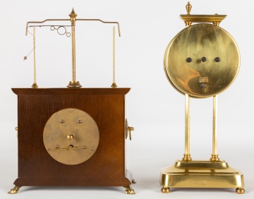 Horolovar Flying Pendulum Reissue and an American Brass Gravity Clock