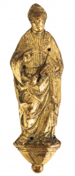 Early Gilt Bronze Figural Paduan