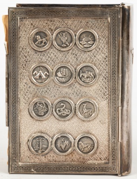 Judaica Silver Torah Cover Siddur