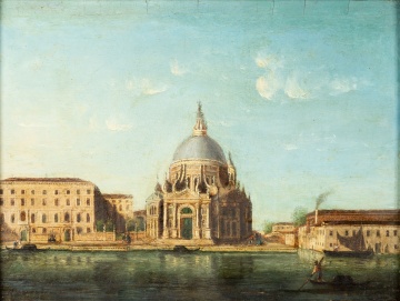 19th Century Venetian Scene of Santa Maria Della Salute