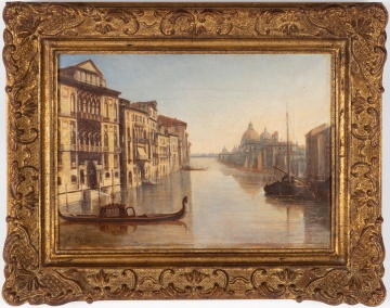 Amedee Rosier (French, 1831-1898) Venice Scene