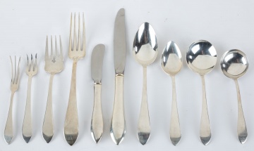 Reed and Barton Sterling Flatware, "Pointed Antique"