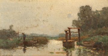 Jan Knikker Sr. (Dutch, 1889–1957) Landscape