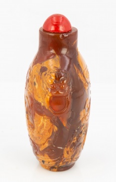 Chinese Amber Snuff Bottle