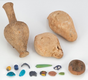 Ancient Vessel, Oil lamps and Faience Articles