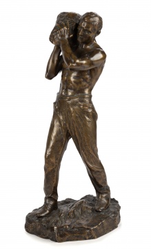 Ettore Ferrari (Italian, 1849-1929) Bronze Sculpture
