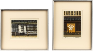 (3) Katsuyuki Nishijima (Japanese, b. 1945)  Woodblock Prints
