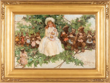 Frederick Stuart Church (American, 1842-1924) "The Dolls' Matinee"