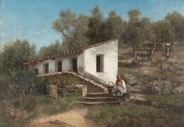F. Duercia, House near Olive Orchard, Sorrento