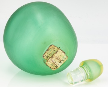 Venini Blown Glass Bottle