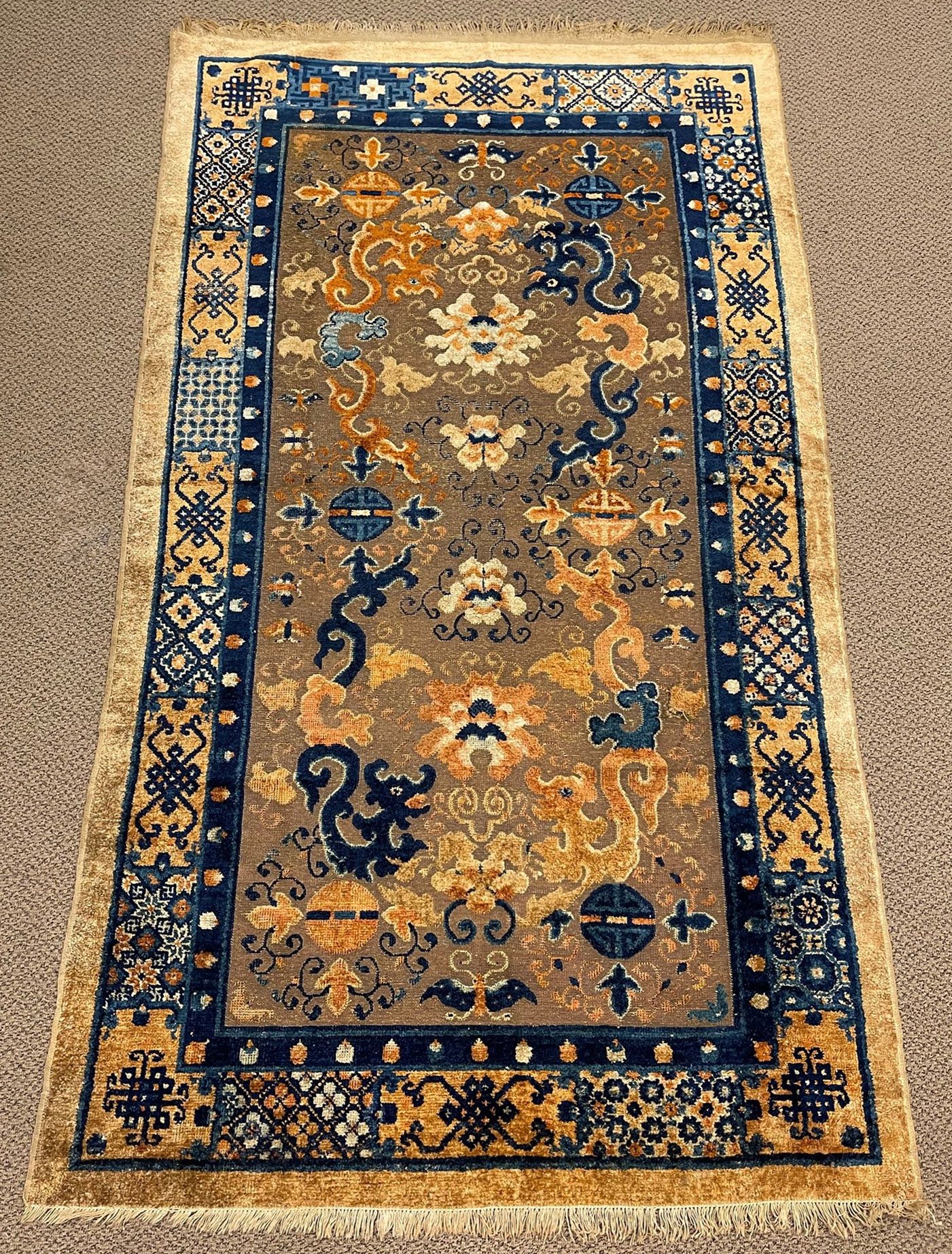 Chinese Silk Rug Cottone Auctions