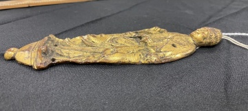 Early Gilt Bronze Figural Paduan