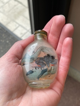 (4) Chinese Reverse Painted Snuff Bottles