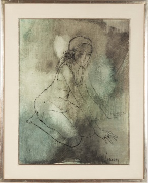 Jean Jansem (French, 1920-2013) Young Girl