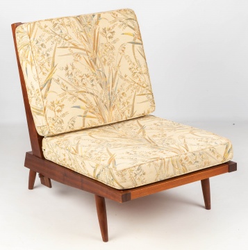 George Nakashima (American, 1905-1990) Cushion Chair